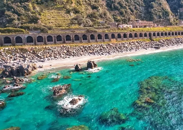 公寓 Mediterranean Sunset Veranda Bagnara 巴尼亚拉卡拉布拉